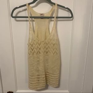 Arizona Jeans Crochet Boho Chic Tank